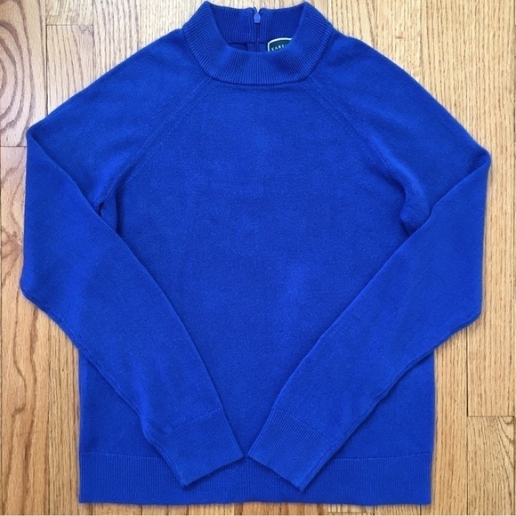 Karen Scott luxsoft Mock Neck Blue Sweater - Picture 13 of 16